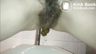 Hairy poop and pee