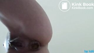 Girl shits from above