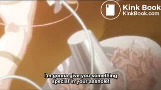 Sexy maid gets enema mixed with some sort of tentacles and fucked!(hentai)