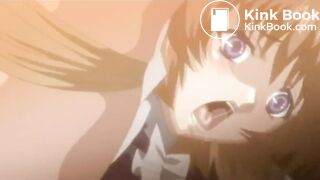 Sexy maid gets enema mixed with some sort of tentacles and fucked!(hentai)