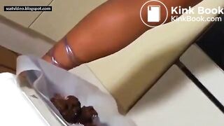 Teen couple scat and fuck