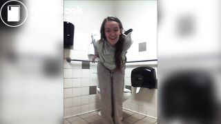 Toilets - Crazy American Girl Shitting [2]