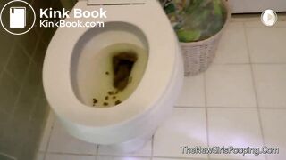 Toilet pooping - video 9
