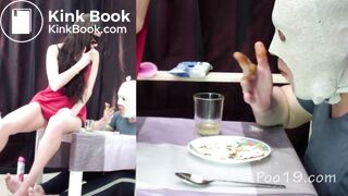 Girl shitting collection number 2