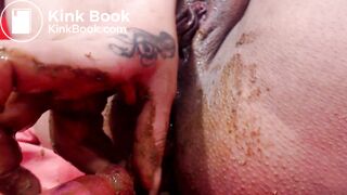 shitty anal fucking pushing poo