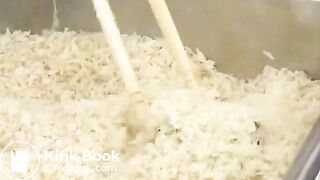 Jap girl cooks and eats poop