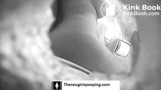 Voyer of a sexy girl pooping on toilet