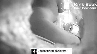 Voyer of a sexy girl pooping on toilet