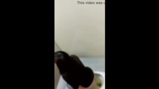 Latina voyeured while she poops (4 clips edited into 1)