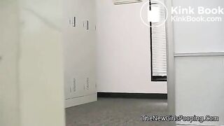 Japanese nurse pooping in toilet - video 2