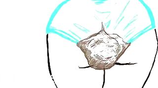 Huge Animated Panty Poop