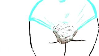 Huge Animated Panty Poop