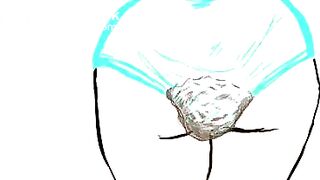Huge Animated Panty Poop