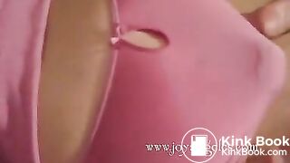 blonde poops in pink panties and smears it