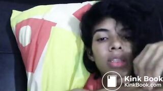 Brazilian girl eating poo