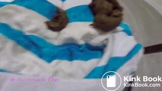 Mistress use shit-chair on slave