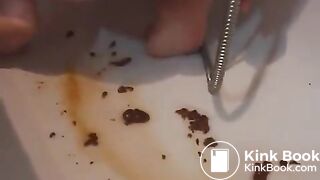 german bbw does scat enema in tub