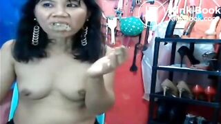 Mature asian eats poop