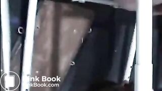 two girls use human toilet