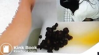 Japanese Girls Hard Rock Poop