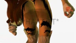 Giantess Cat anal vore and Poop