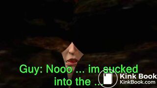 Giantess Cat anal vore and Poop