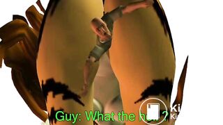 Giantess Cat anal vore and Poop