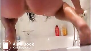 Shit and enema slave