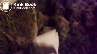 Girl likes to lick dog shit