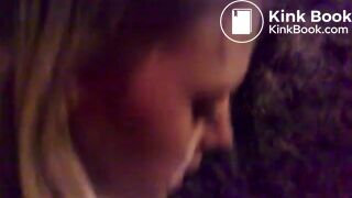 Girl likes to lick dog shit