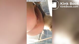 Teen selfie pooping