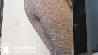 Cheetah Tights Poop