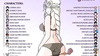 Animation of girls pooping diaper and panties