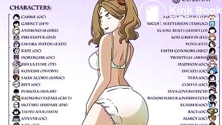 Animation of girls pooping diaper and panties