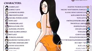 Animation of girls pooping diaper and panties