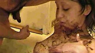 French scat couple from the 2000s - w/ male scat