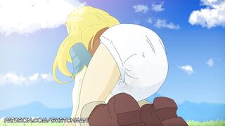 Zelda diaper poop animation