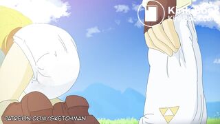 Zelda diaper poop animation