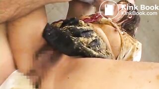 Young Japanese girl is enjoying scat with anal fuck