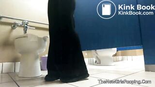 Public toilet farty poop
