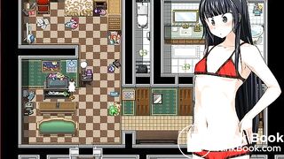 game girl fart poop piss home