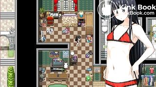 game girl fart poop piss home