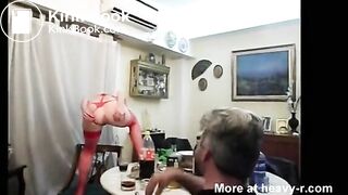 Mature Argentinean Lady Fools around and shits for guys