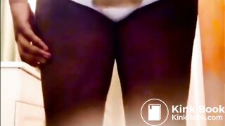 Ebony panty poop compilation