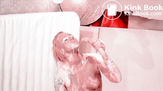 Cover all, stuff mouth, puke on dildo