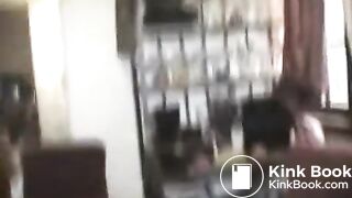 Skinny Milf poops on paper