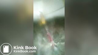 Chubby ebony girl shits