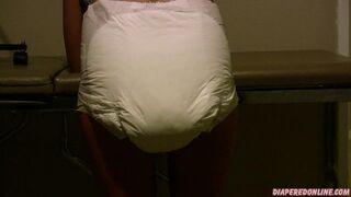 Amber Diaper enema big mess