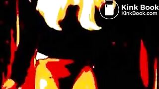 Girl dancing and pooping