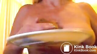 scat girl in hotel room